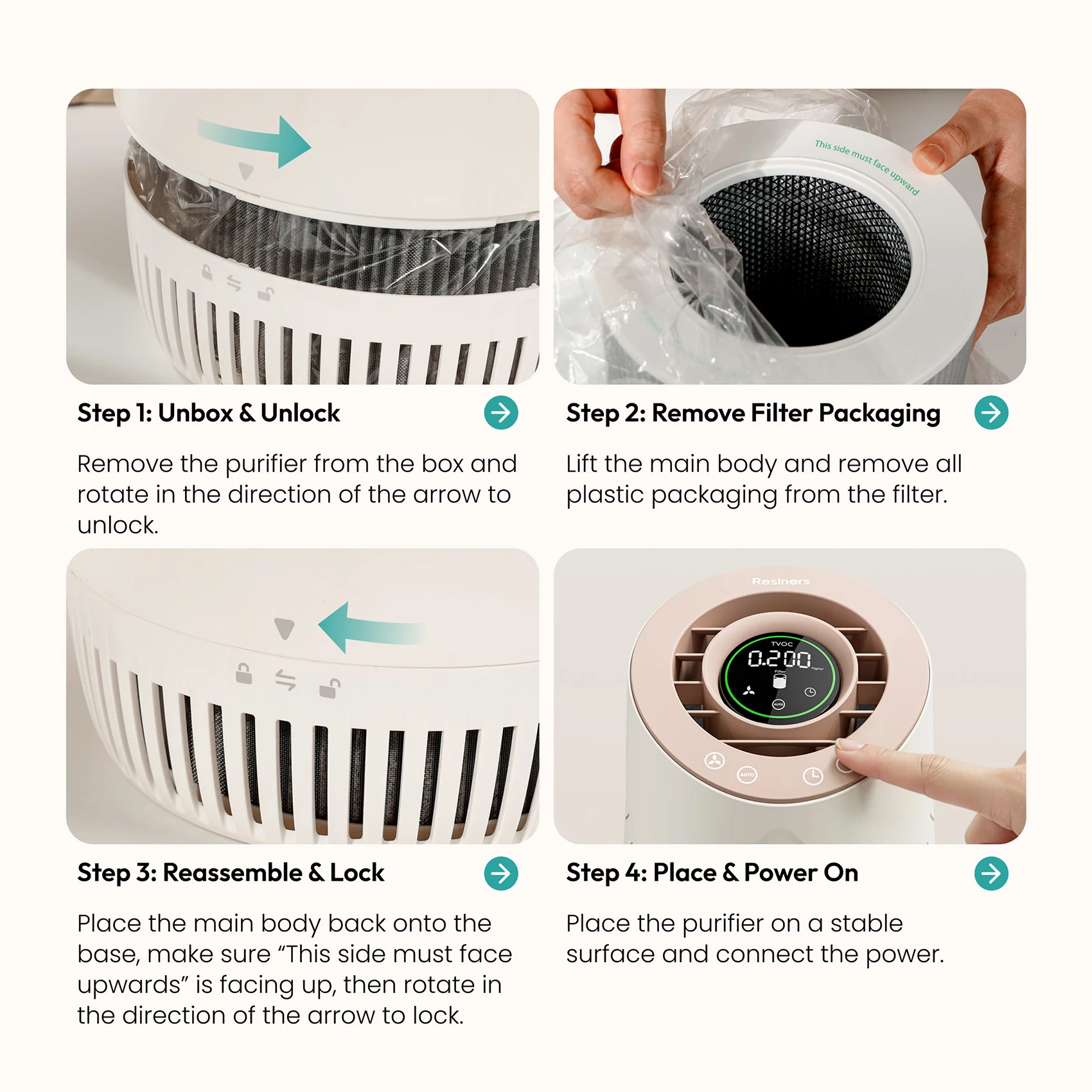 Resiners® Purair Lite Resin Air Purifier - Image 9