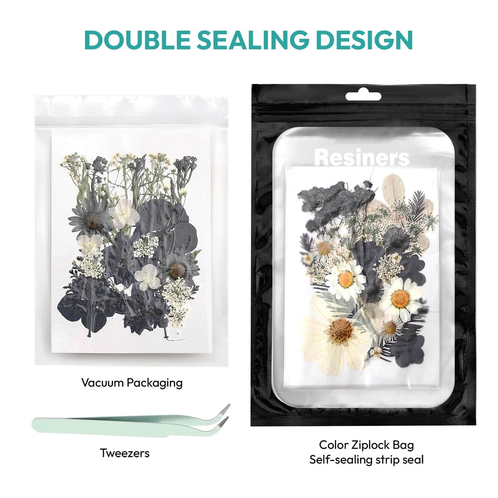 Resiners® 100Pcs Dried Pressed Flowers - Image 14