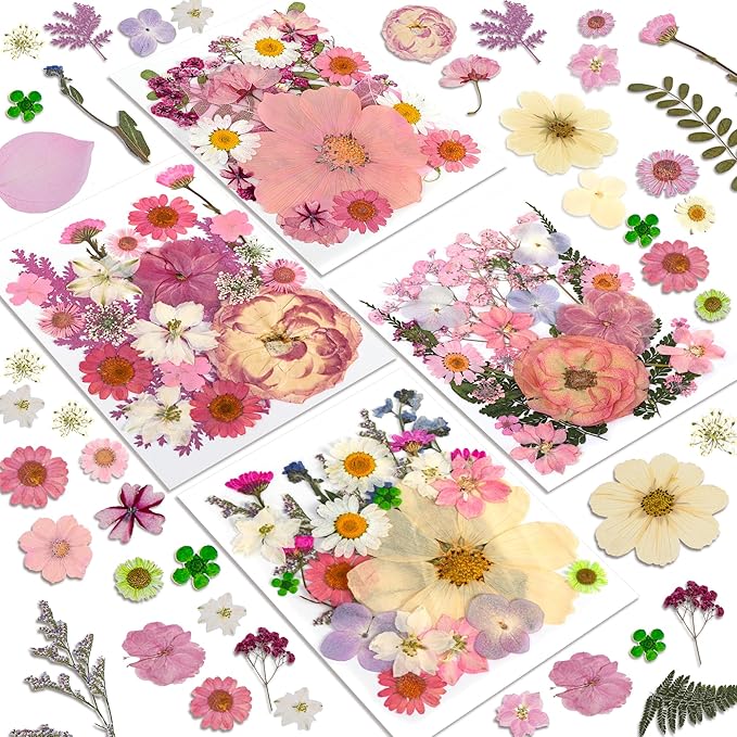 Resiners® 100Pcs Dried Pressed Flowers - Image 18