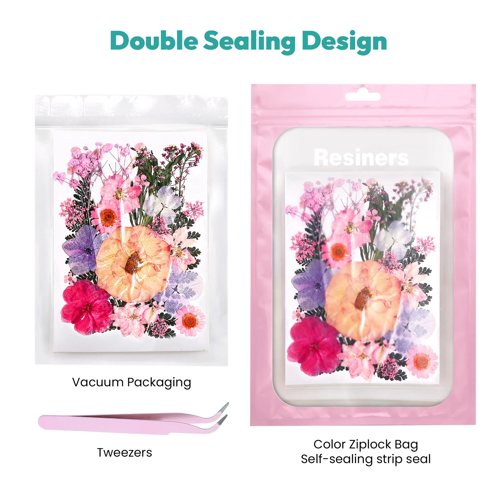 Resiners® 150Pcs Dried Pressed Flowers - Image 9