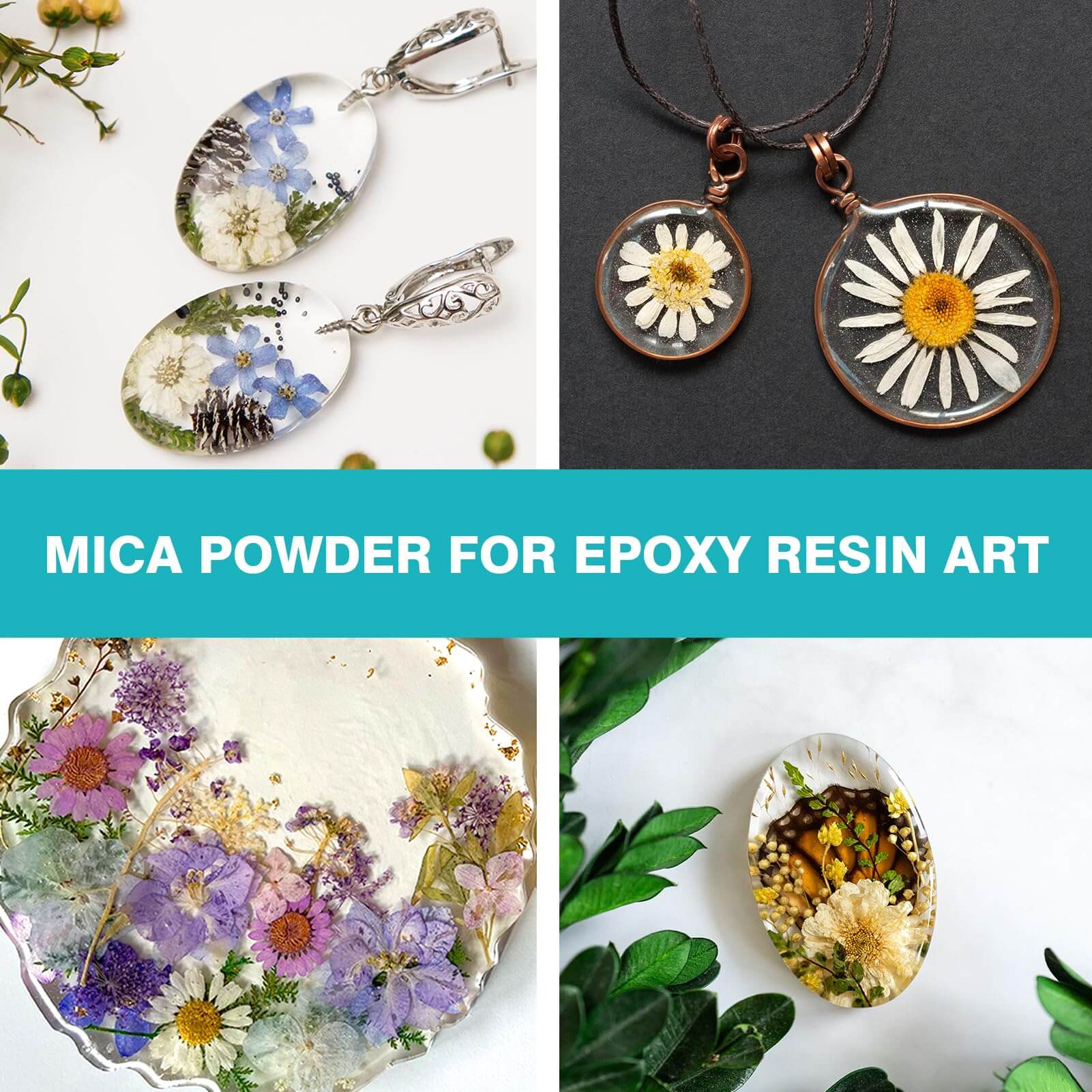 Resiners® 170Pcs Dried Pressed Flowers - Image 4