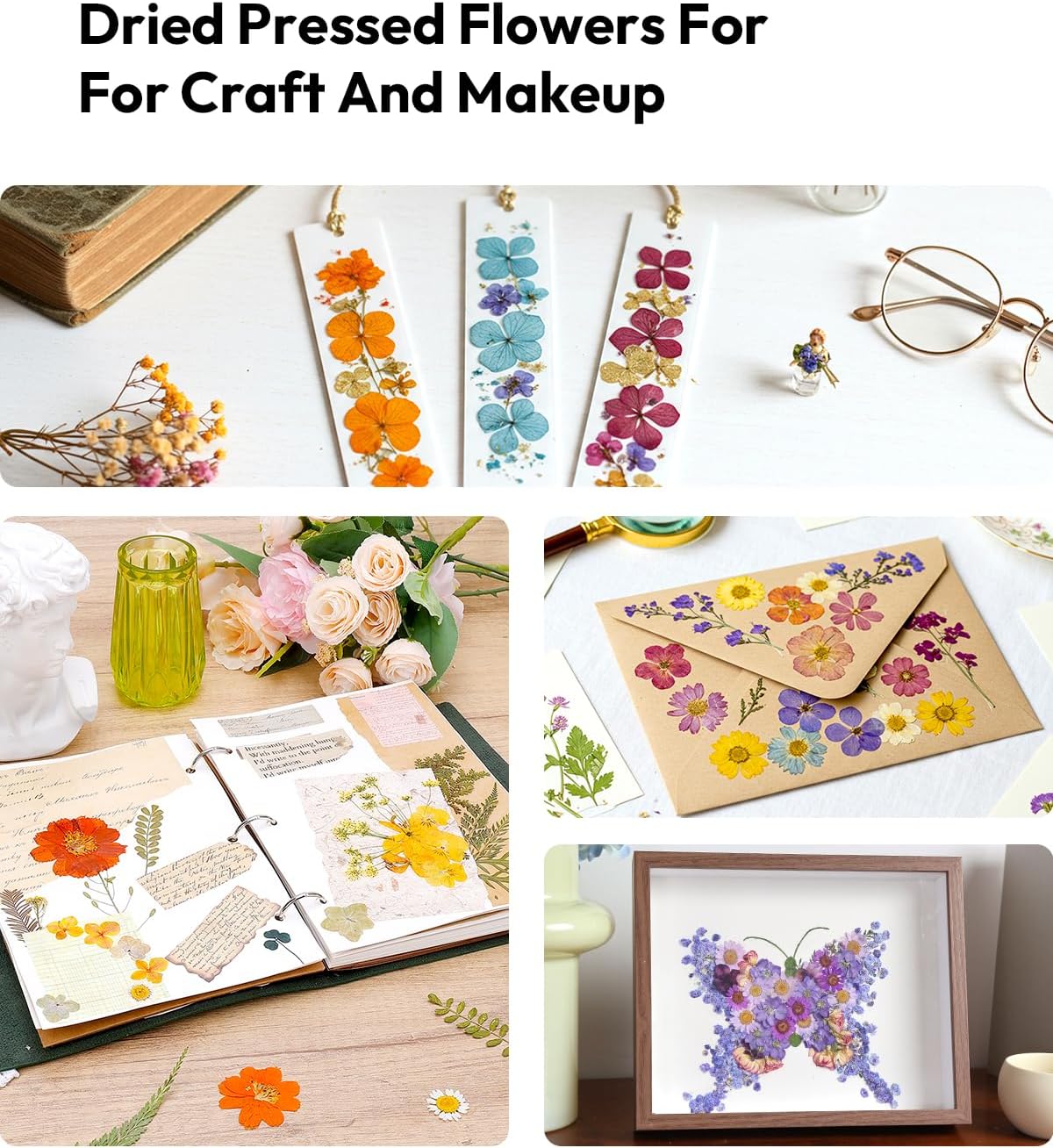 Resiners® 200Pcs Dried Pressed Flowers - Image 8