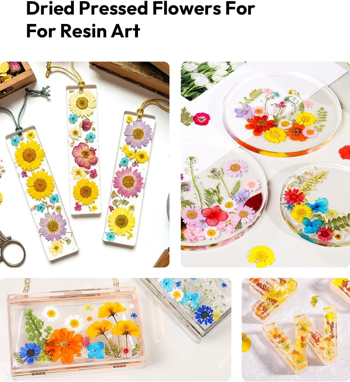 Resiners® 200Pcs Dried Pressed Flowers - Image 9