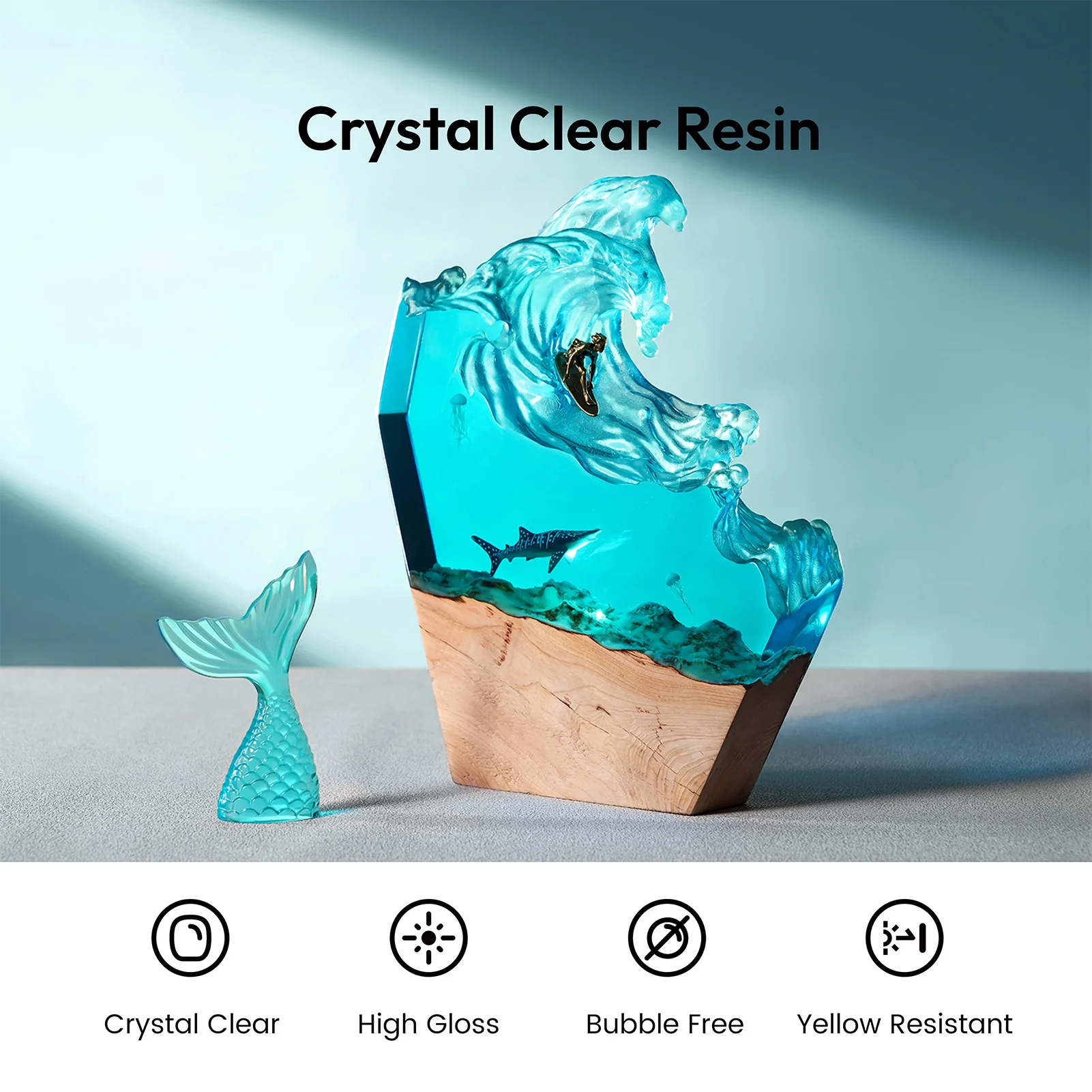 Resiners® Crystal Clear Epoxy Resin with Tailored Diversion Port - Image 6