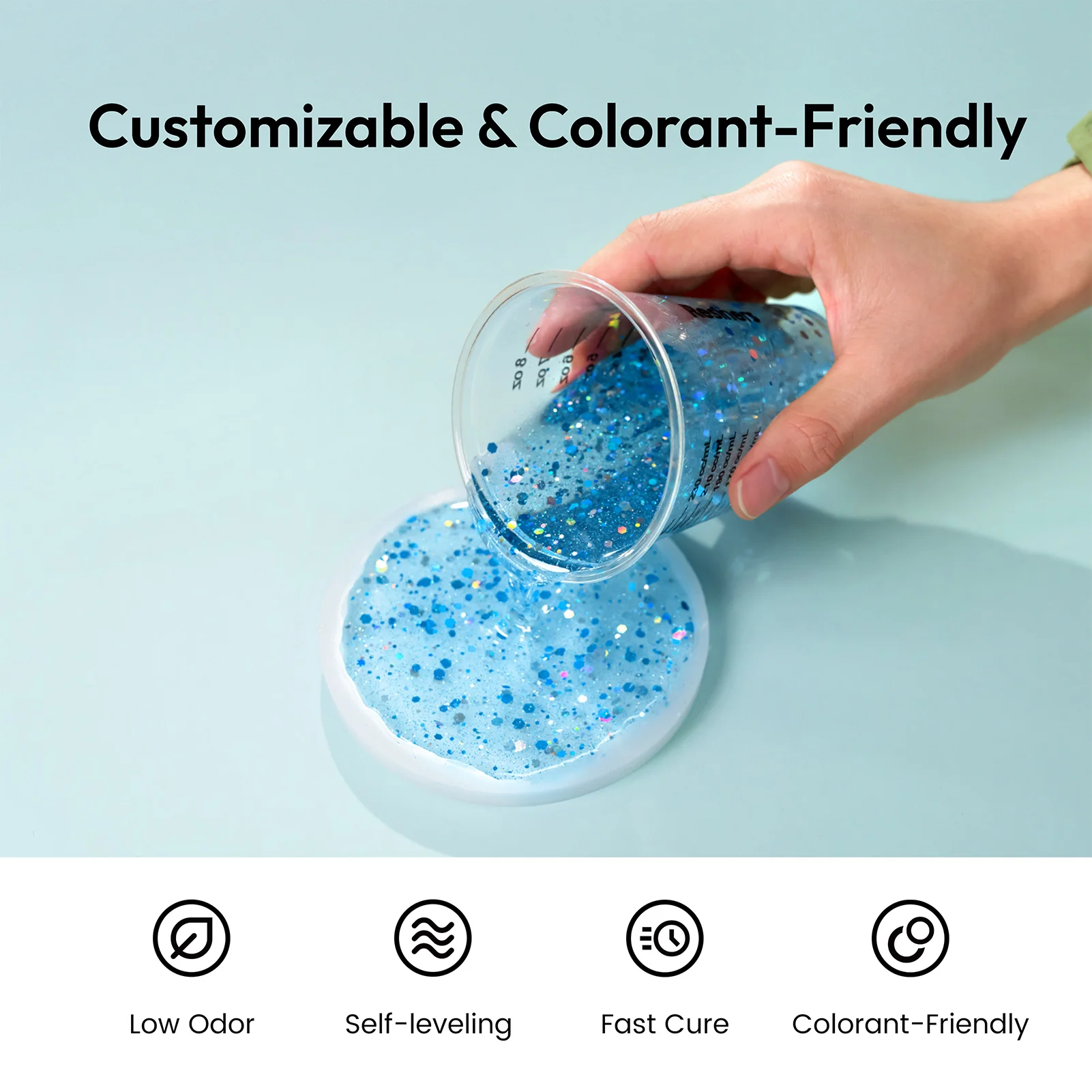 Resiners® Crystal Clear Epoxy Resin with Tailored Diversion Port - Image 7