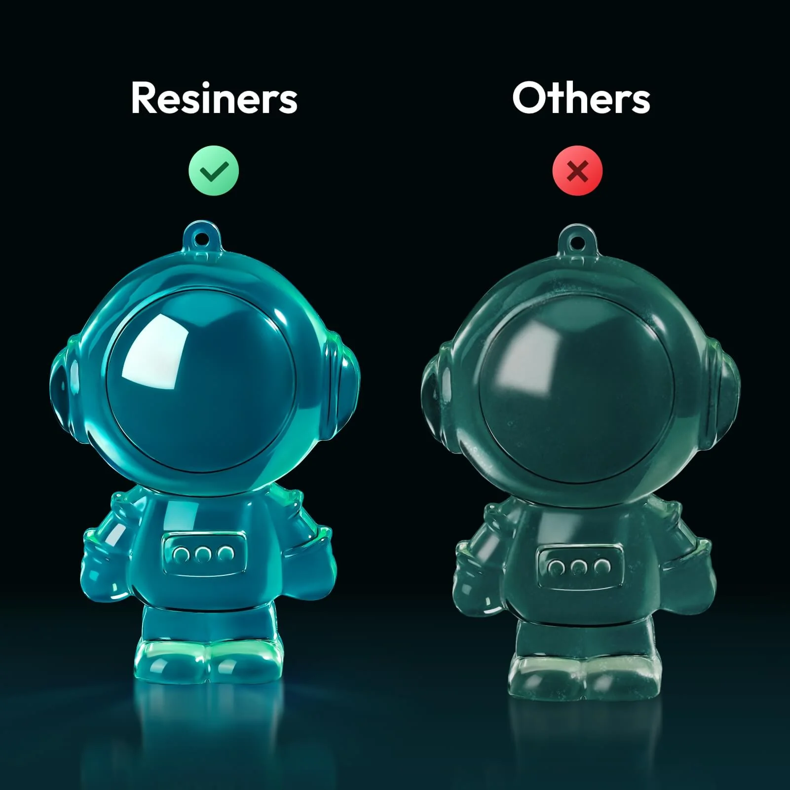 Resiners® Crystal Clear Epoxy Resin with Tailored Diversion Port - Image 9