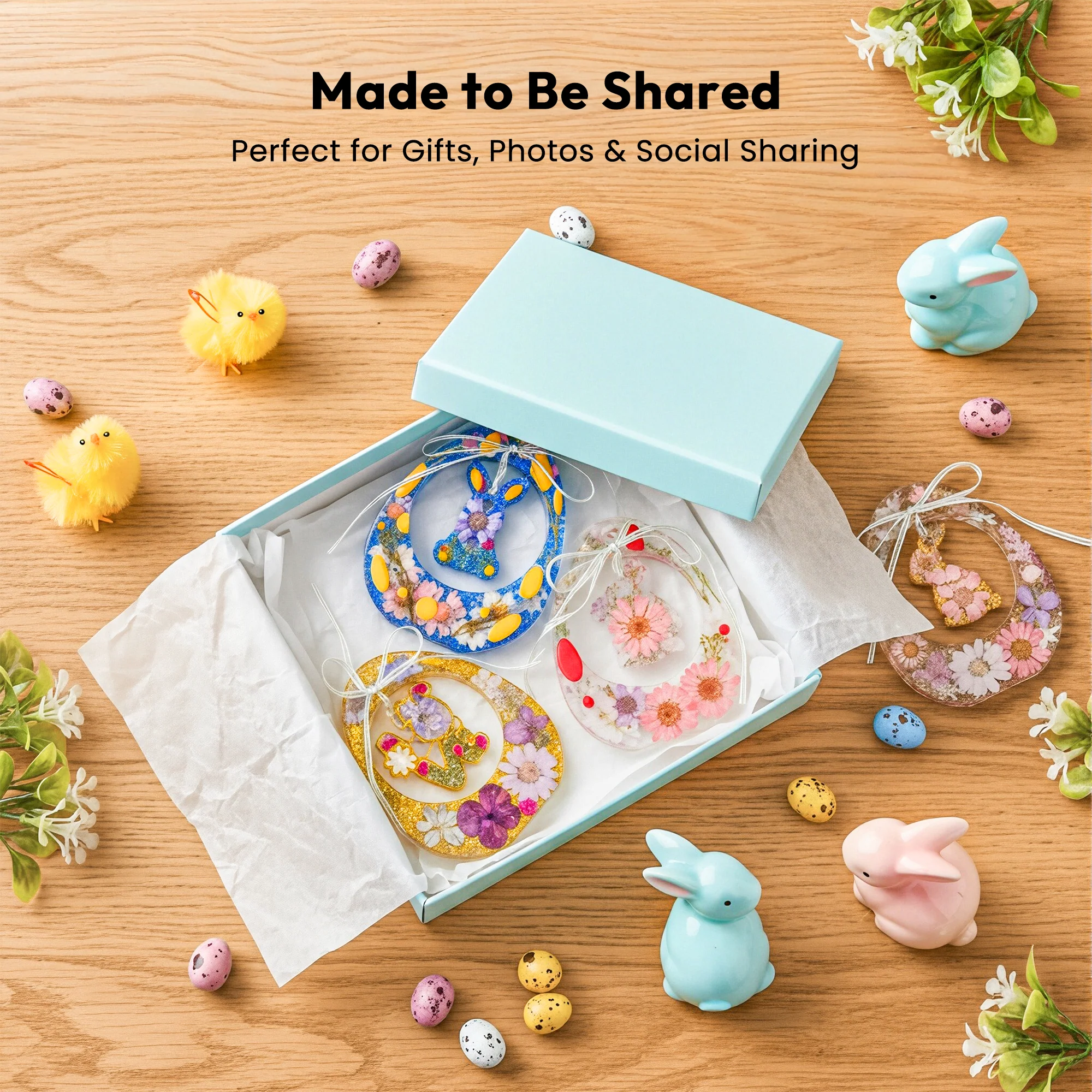 Resiners® Dinosaur Egg Rabbit Pendant Molds - Image 4