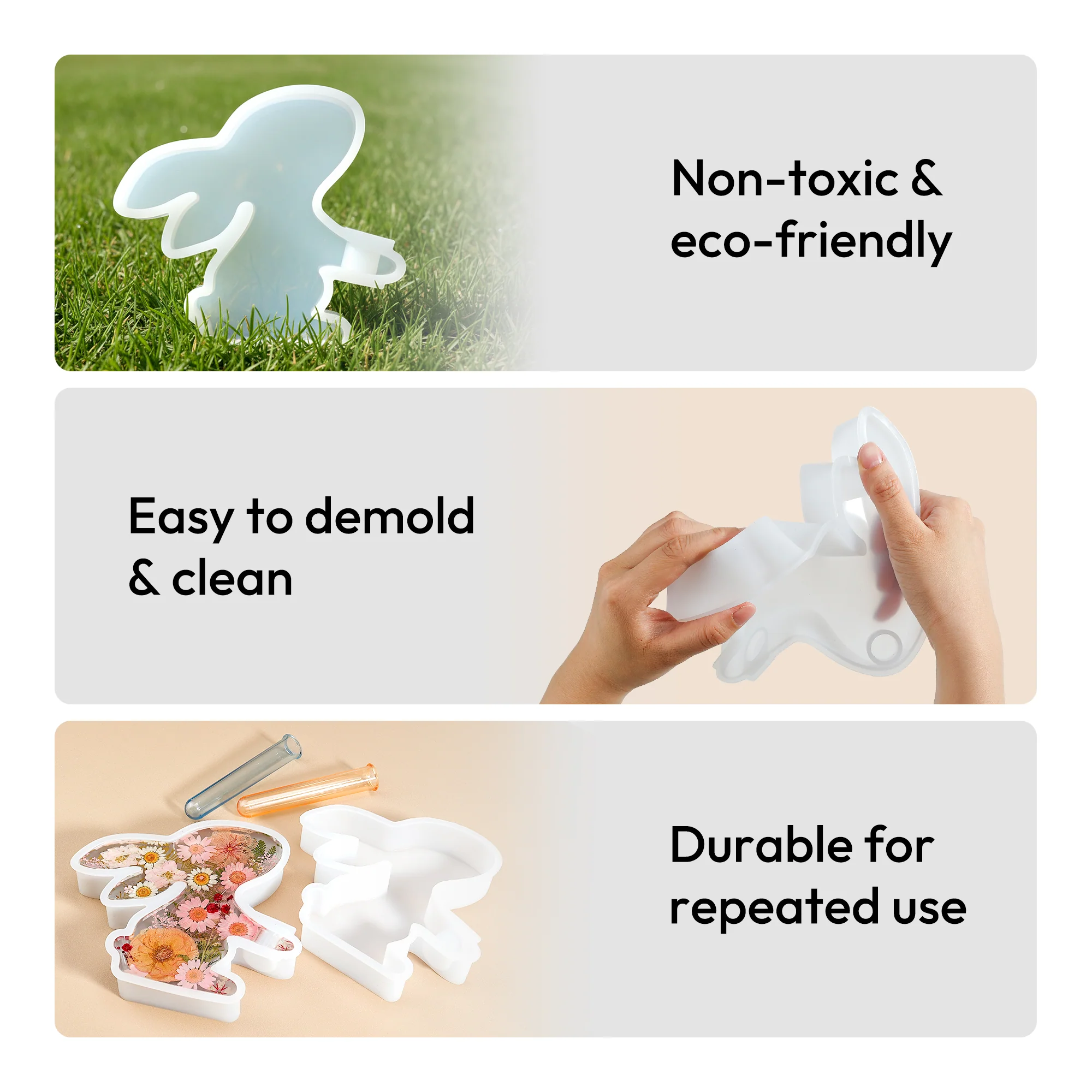 Resiners® Bunny Vase Hydroponic Resin Mold - Image 3