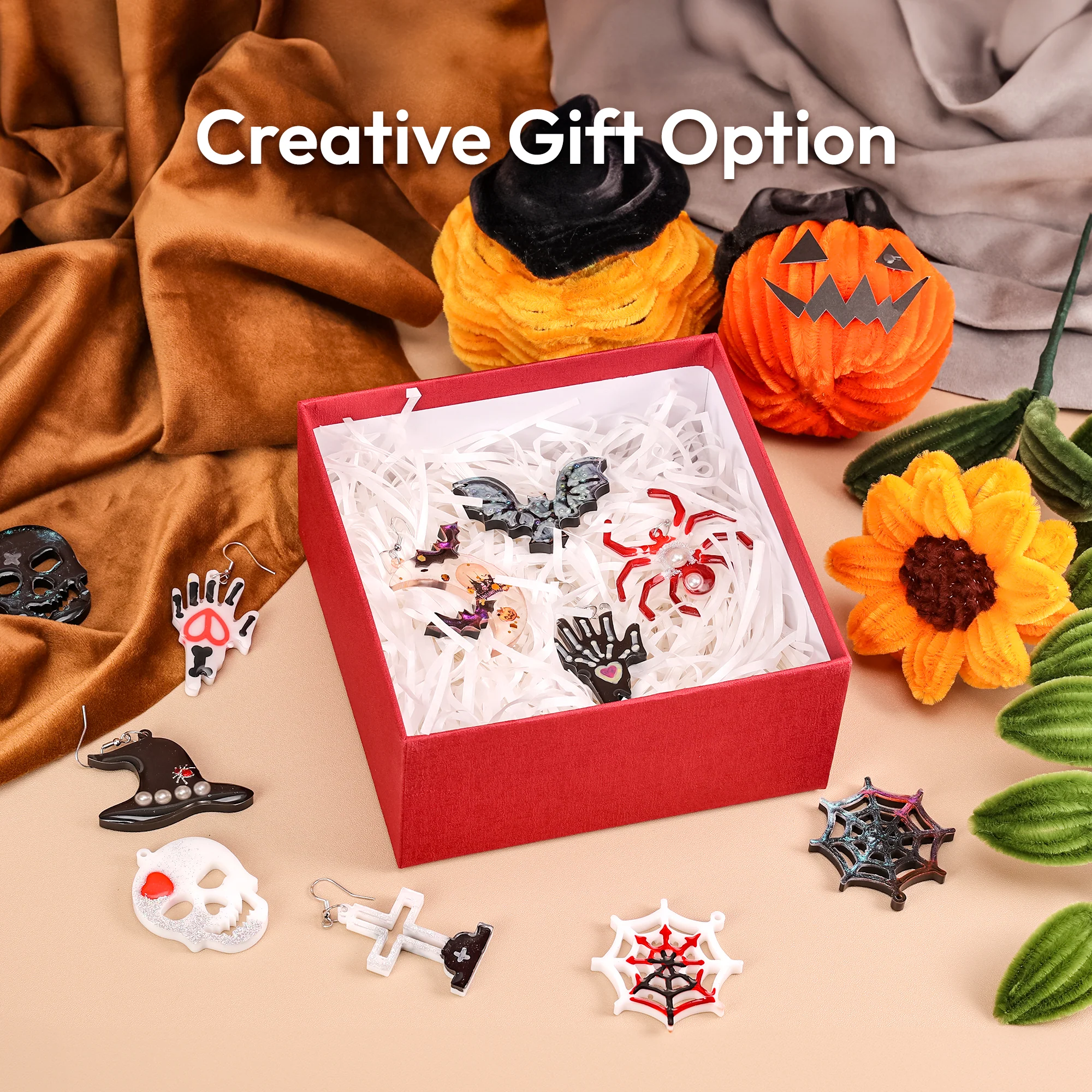 Resiners® Halloween Resin Earring Molds with Holes - Image 5