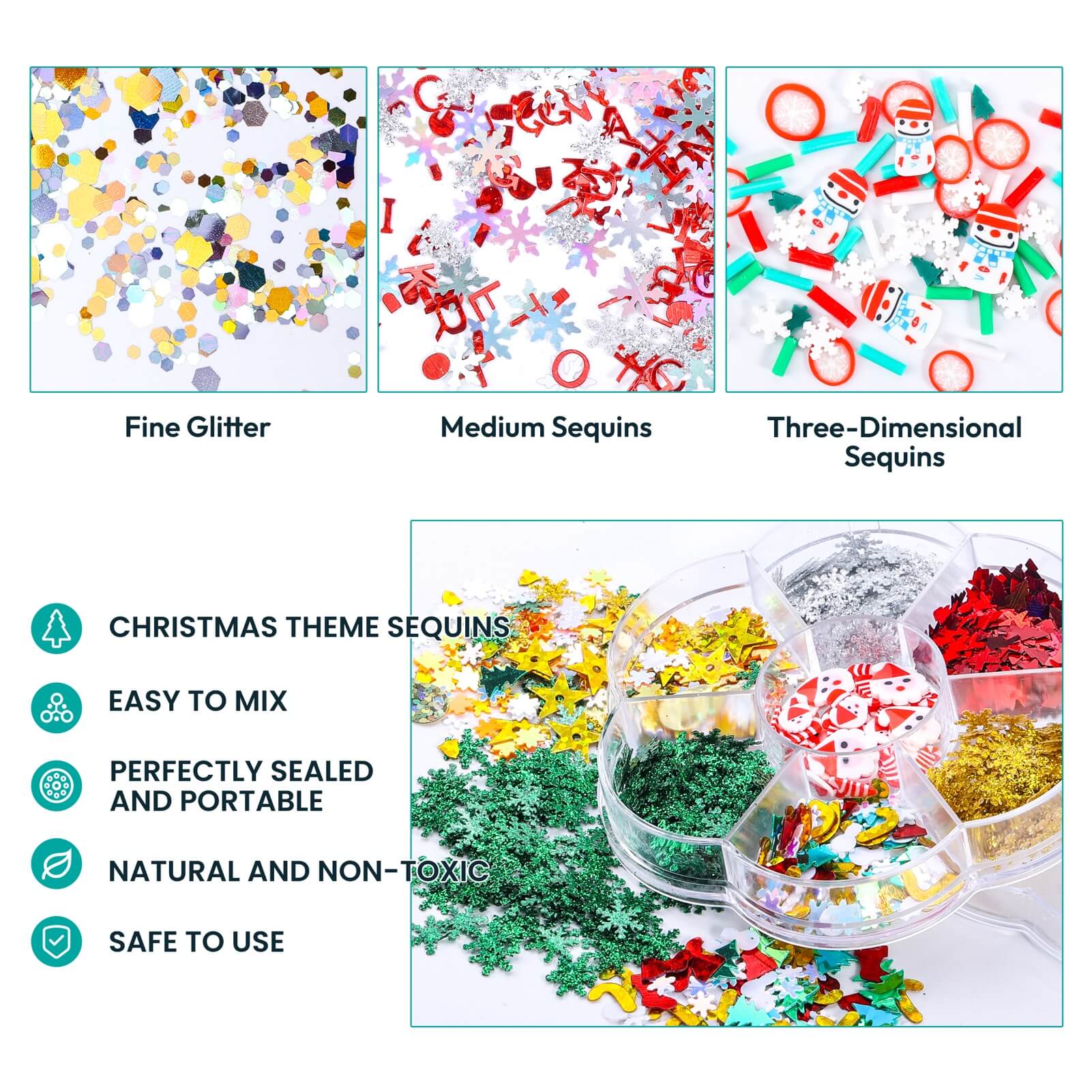 Resiners® Holographic Chunky Glitter Powder - Image 6