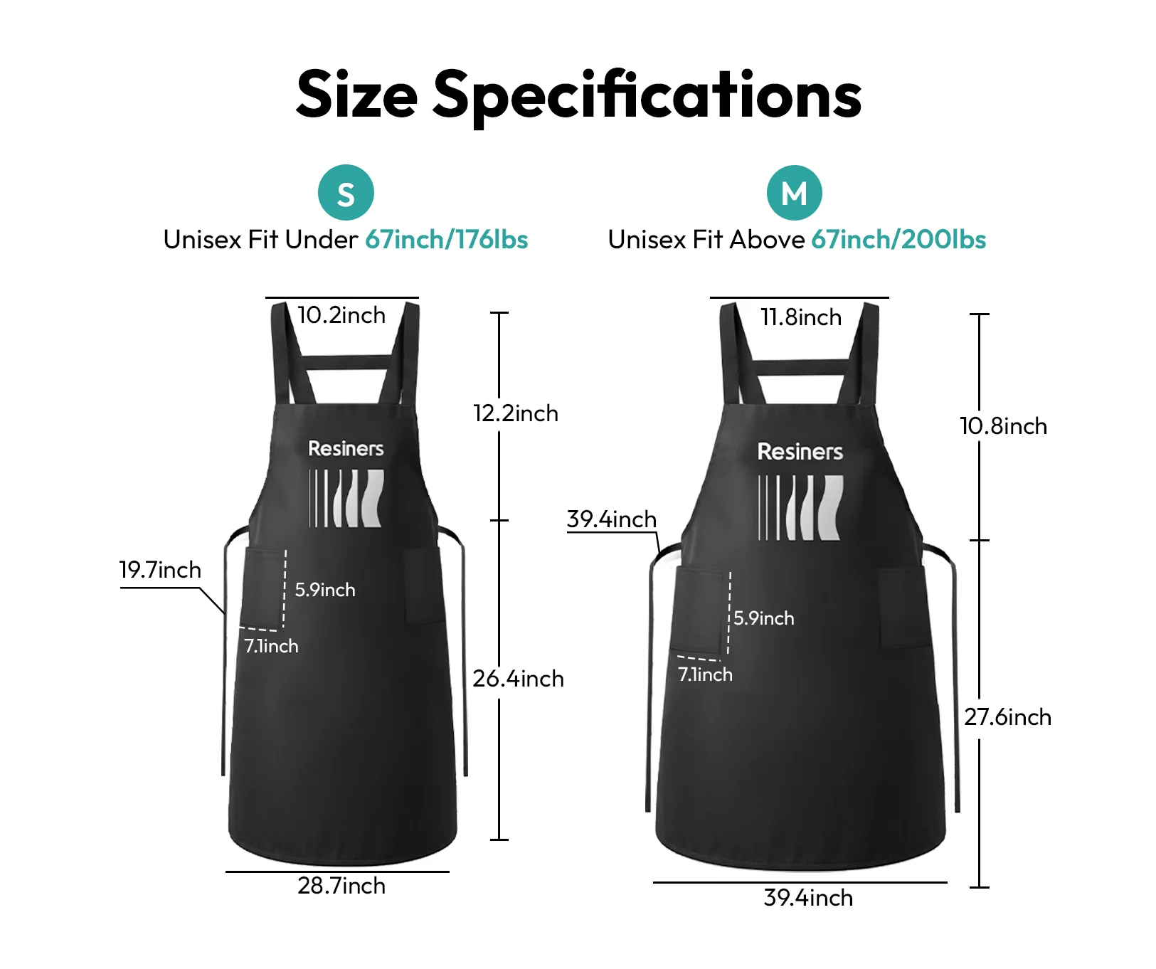 Resiners® Waterproof Polyester Apron - Image 4