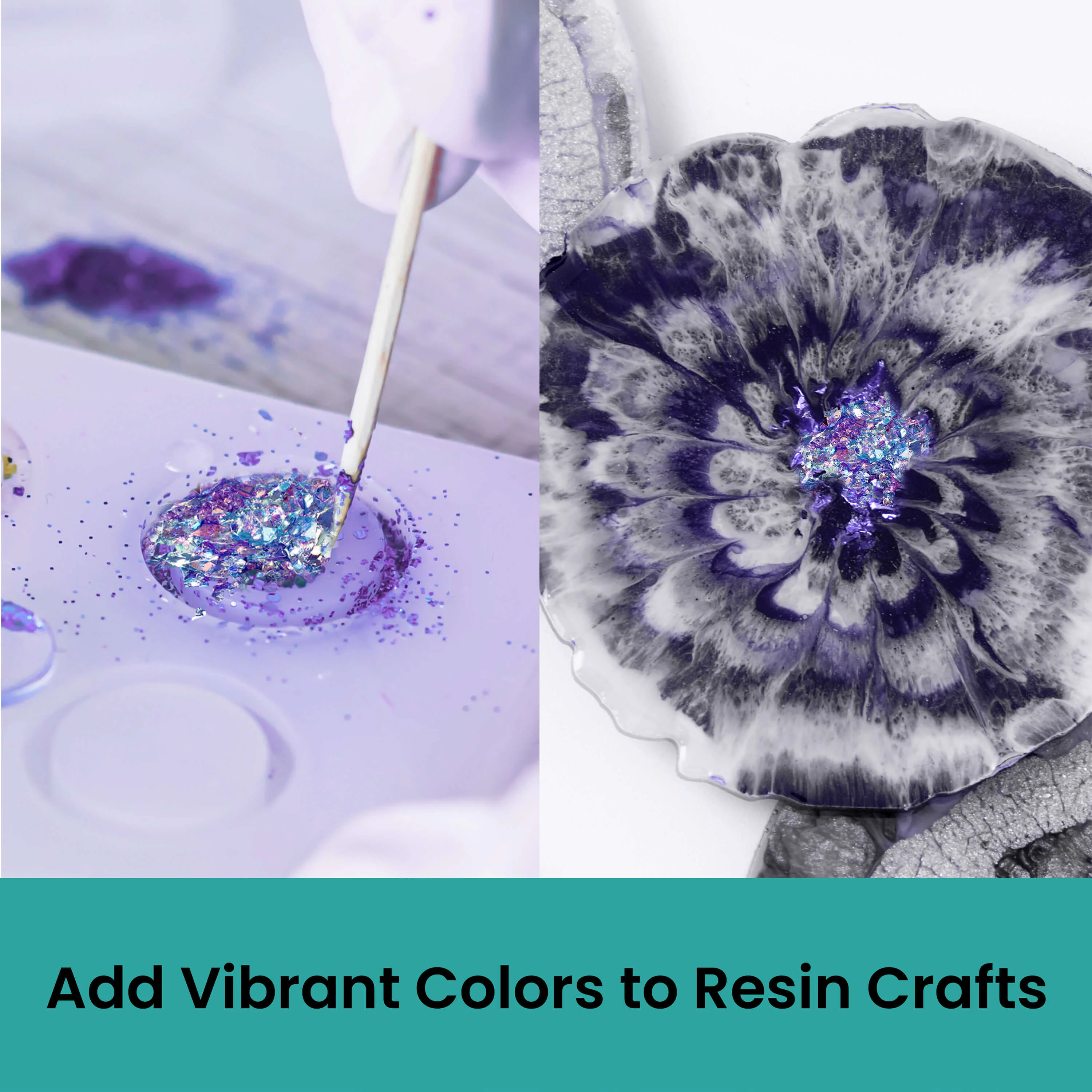 Resiners® 24 Colors Holographic Iridescent Loose Glitter - Image 5